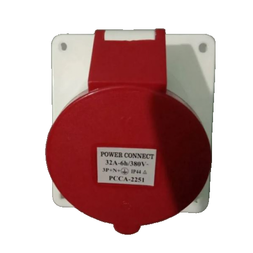 Power Connect Industrial Socket 32A 3Pin IP44