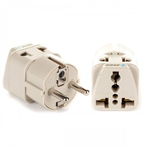 Maxcart 16A Universal Conversion Travel Plug Adapter Suitable For Germany, France, Europe (White)
