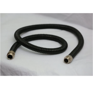 PVC Coated Flexible Conduit Metal Hose  Black 1Inchx1Mtr