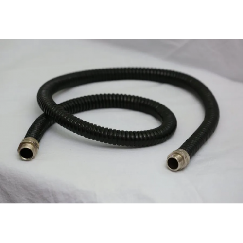 Coated Flexible Conduit Metal Hose  PVC 1 Inch Black 1 Mtr