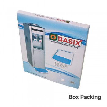 Obasix Water Dispenser Drip Tray Fine ABS Standard Size Foam to Soak Leaked Water White Size L41xW43xH3 CM