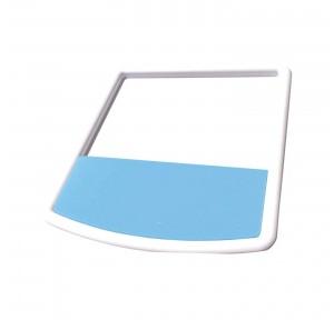 Obasix Water Dispenser Drip Tray Fine ABS Standard Size Foam to Soak Leaked Water White Size L41xW43xH3 CM