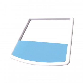 Obasix Water Dispenser Drip Tray Fine ABS Standard Size Foam to Soak Leaked Water White Size L41xW43xH3 CM