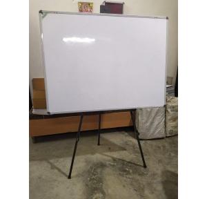 Besto Sign White Board Non magnetic super deluxe 900X600mm, Tripod Stand with duster