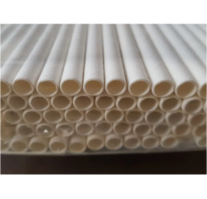 Plain White Color Paper Straw 10mm 8 Inch
