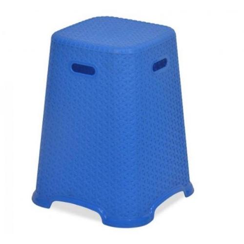 Nilkamal Plastic Stool STL29 Blue Dimension: 38 x 38 x 48 cm Weight: 1.26 Kg