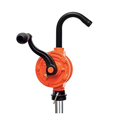 Groz  Rotary Barrel Pump With Dual Direction Operation Rugged Body Flow Capacity 5 Ltr/20 Turns