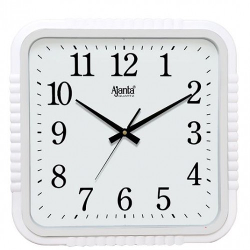 Ajanta Wall Clock, Model No - 2947, White