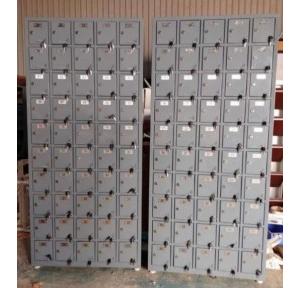 Mobile Locker( Worker locker)  with Colour: Grey Powder Coated, 60 Compartment,  Dimension: 78x48x18 Inch