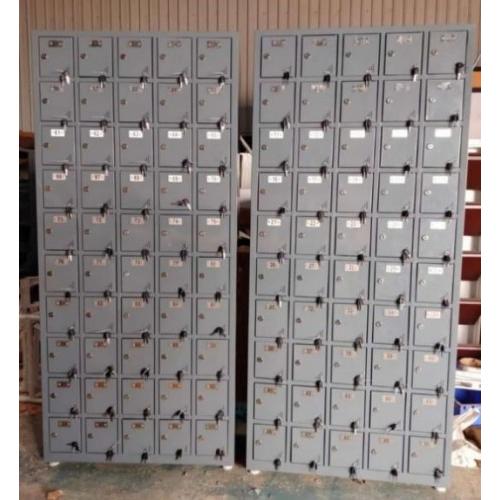 Mobile Locker( Worker locker)  with Colour: Grey Powder Coated, 60 Compartment,  Dimension: 78x48x18 Inch