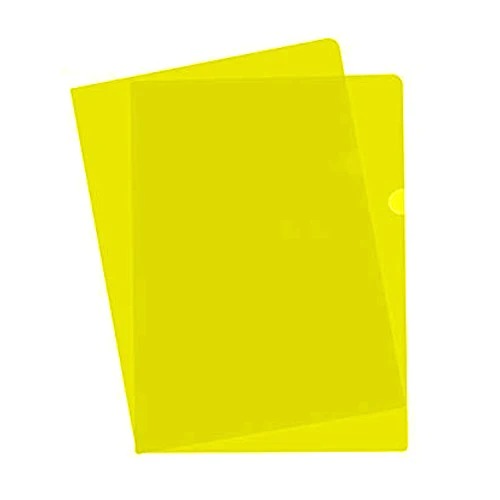 Worldone Clear Folder Premium A4 Yellow LF001