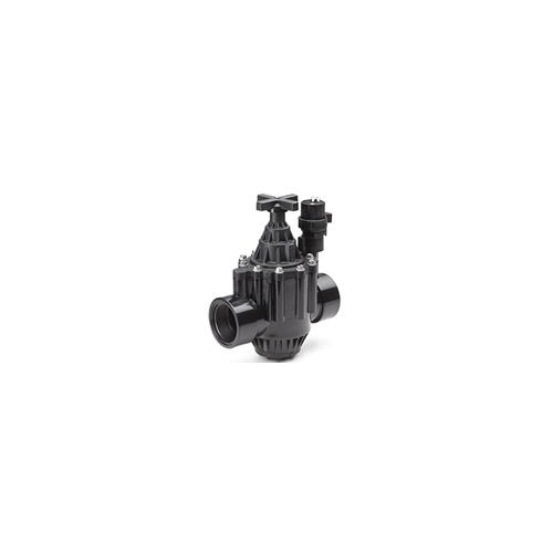 Rain Bird Irrigation Rain Bird Solenoid Valve 2 with Flow Control, Black