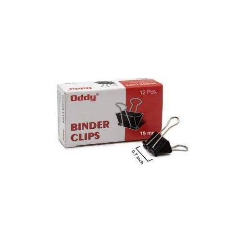 Oddy Binder Clip 19mm (Pack Of 12 Pcs)