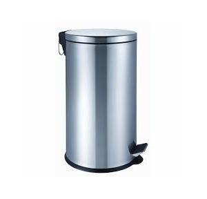 Pedal Dustbin With Plastic Container SS202 11 Ltr 11X14 inch