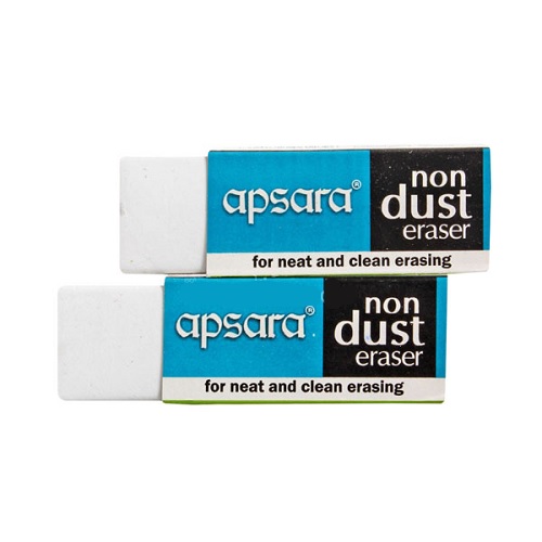 Apsara Eraser Non Dust Big Pack of 2