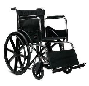 Arcatron FSS100 Foldable Wheelchair Capacity - 100 kg, Chrome Finish