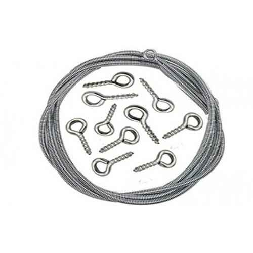 Curtain Wire Spring with Hook 1 Mtr