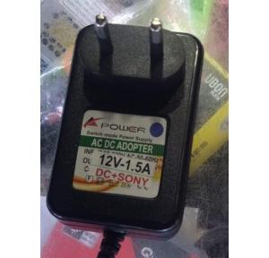 Power AC - DC Adapter 1.5 A - 12V DC