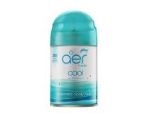 Godrej Aer Matic Refill 225ml - Automatic Room Fresheners (Cool Surf Blue, Fresh Lush Green, Violet Valley Bloom, Petal Crush Pink)