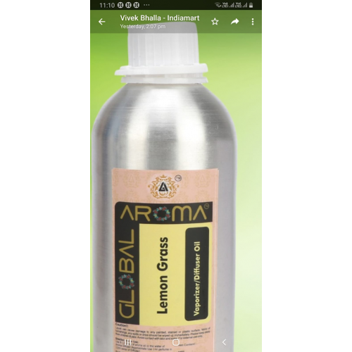 Global Aroma Fragrances Oil 1 Ltr (Lemon Grass, Lavender, Jasmine, Ocean, Mogra, Rose Fragrance Oil)