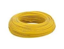 Polycab FR PVC Insulated Copper Flexible Cable 1.5 Sqmm 1 Core Yellow 1 Mtr