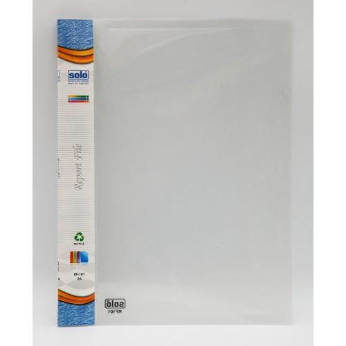 Solo Report File RF102 Transparent Top A4