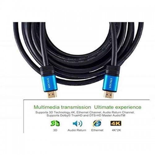 Stecker HDMI Cable in-Wall High Speed 10.2Gbps - CL3 Rated Cable with both side brass connector 30 Mtr, 1 Roll
