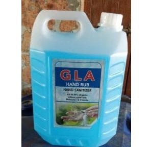 Gla Hand Sanitizer Liquid Hand Rub Alcohol 71%-80%, 5ltr