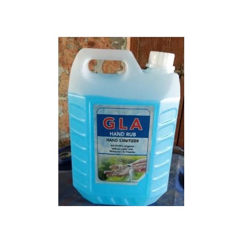 Gla Hand Sanitizer Liquid Hand Rub Alcohol 71%-80%, 5ltr