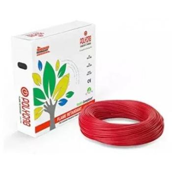 Polycab FR PVC Insulated Flexible Cable 1 Core 1.5 Sqmm Multi Color 100 mtr 1 Roll