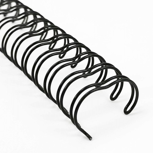Binding Wire Metallic 8mm Black White Wiro 3:1 For  A4 Size Sheet (Pack of 100)