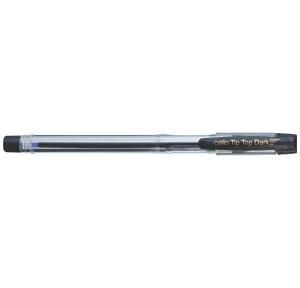 Cello Tip Top Ball Dark Pen Black (Pack of 5)
