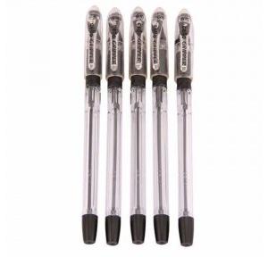 Cello Gripper Ball Pen,  0.5 mm Black (Pack of 5)