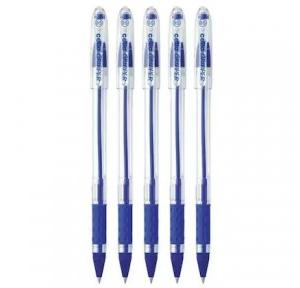 Cello Gripper Ball Pen, 0.5 mm Blue (Pack of 5)