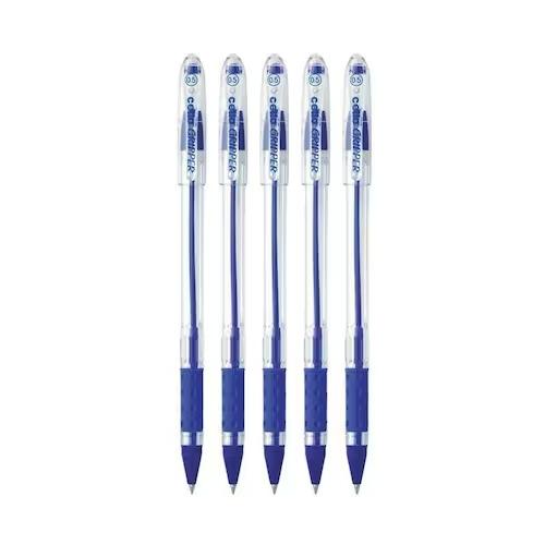Cello Gripper Ball Pen 0.5 MM Blue Pack of 5