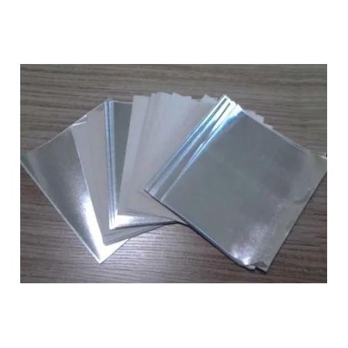 Paper Foil Sheet Silver, 140 GSM, 14x14 inch Pack of 52