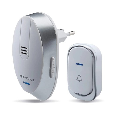 Anchor Smart Wireless Door Bell With Plug in Type Blue Color