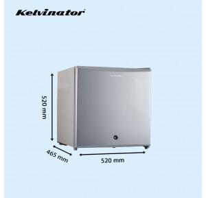 Kelvinator Single Door Refrigerator 45 Ltr 2 Star Silver Grey KRC-B060SGP