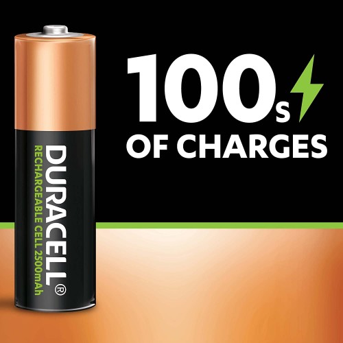 Duracell Rechargeable Batteries AA 2500mAh