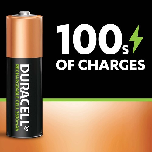 Duracell Rechargeable Batteries AA 1.2V 2500mAh