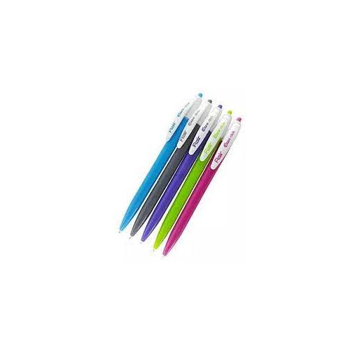 Flair Ball Pen Ezee Click Blue Pack of 5
