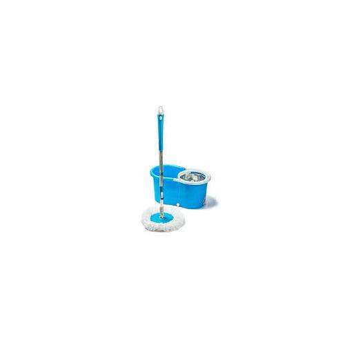 Unique Mop SM06 Easy Wring & Clean Spin Mop Press Handle Spin Dry Machine Wash Knob