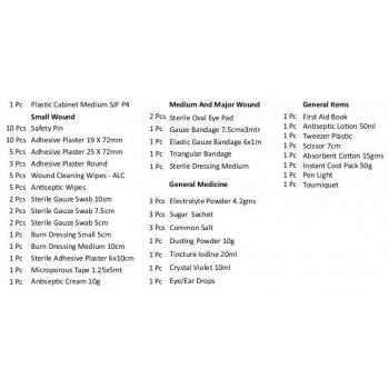 St Johns First Aid Kit SJFP4 Workspace 25x17x8Cm Medium  77Pcs
