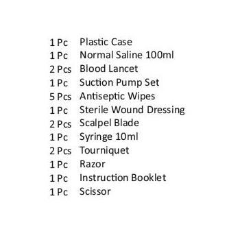 St Johns First Aid Kit SJFSBK Specialty 17x15x5Cm Snake Bite 19Pcs