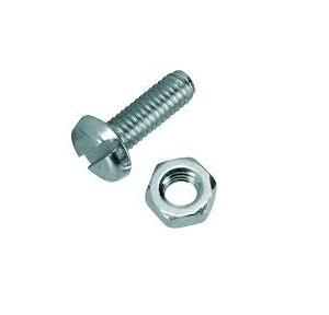Stainless Steel Hex Head Screw With Nut M5x25mm