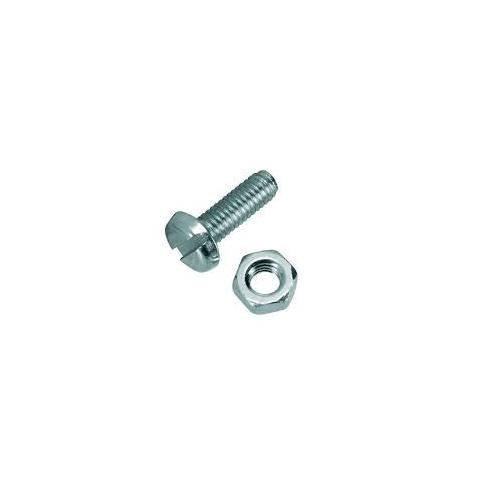 Stainless Steel Hex Head Screw With Nut M5x25mm