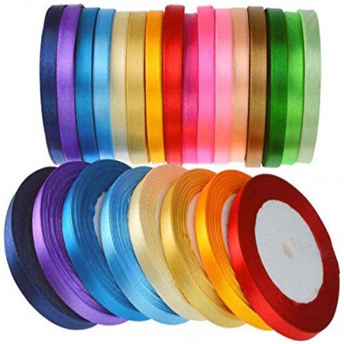 Shiny Green Ribbon 1/2 Inch 10 Mtr 1 Roll