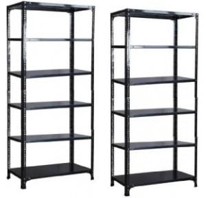 MS Slotted Angle Rack With 6 Shelve Including Top Size 96x36x12 Inch Angle 14 Gauge Shelf 16 Gauge Color Blue Weight Capacity 800 Kg With Installation