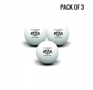 Stag  Table Tennis ball 3 Star Pack of 3 Pcs