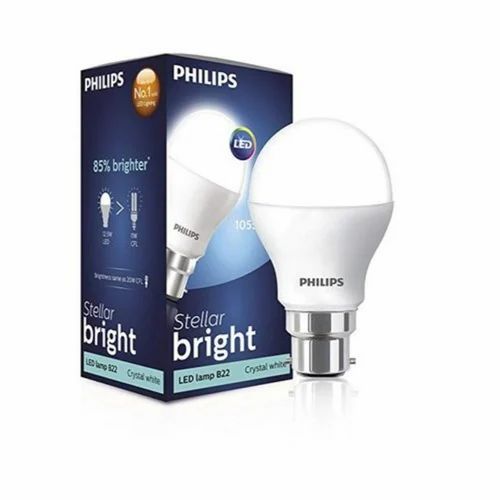 Phillips  LED Bulb  12W  Round B22 Type White